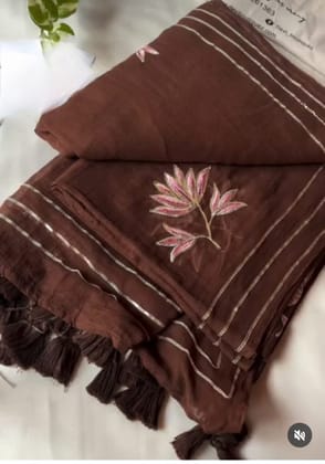 Brown Saree