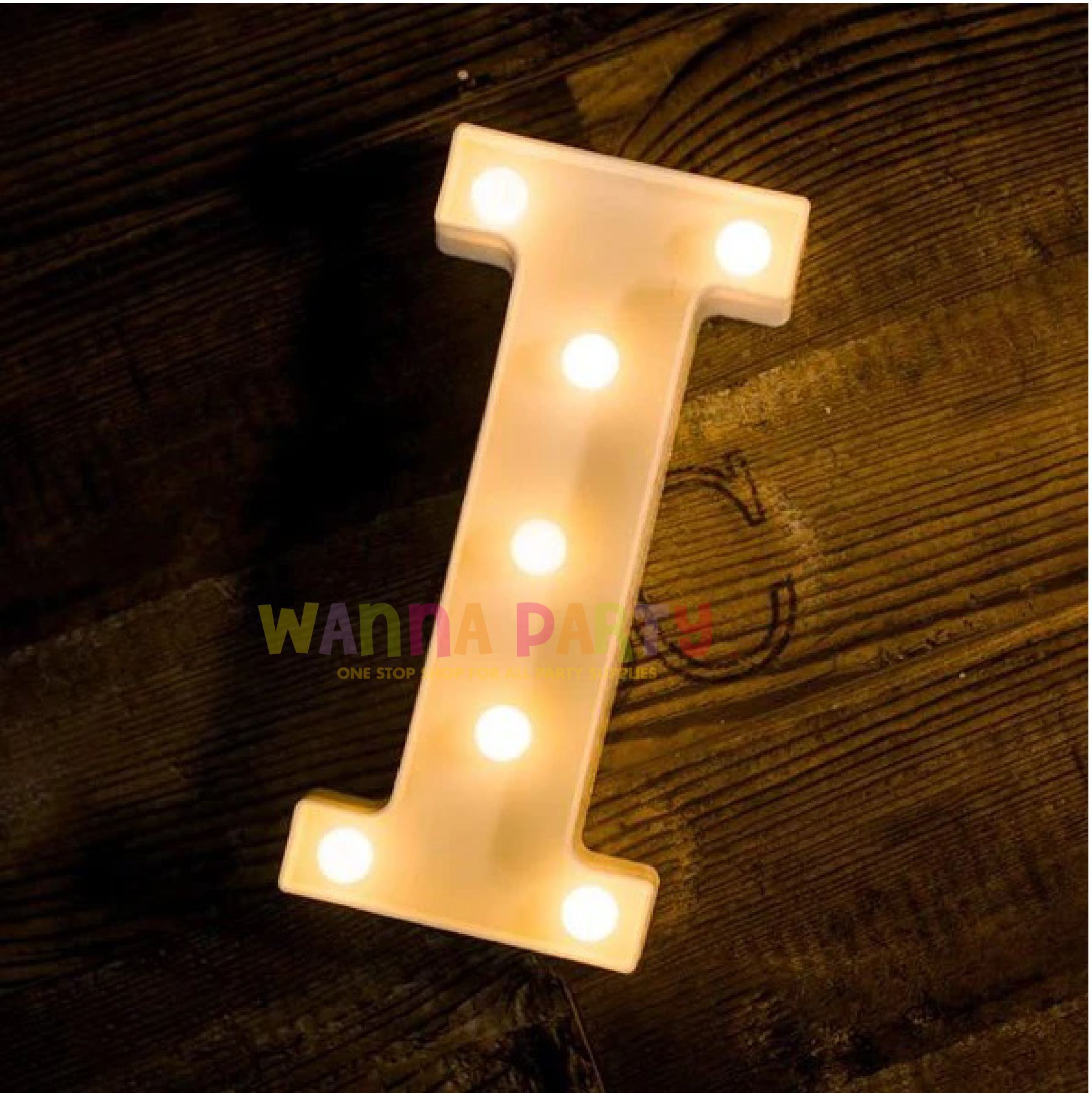 Wanna Party LED Marquee AlPhabet Letter H - 1 PC