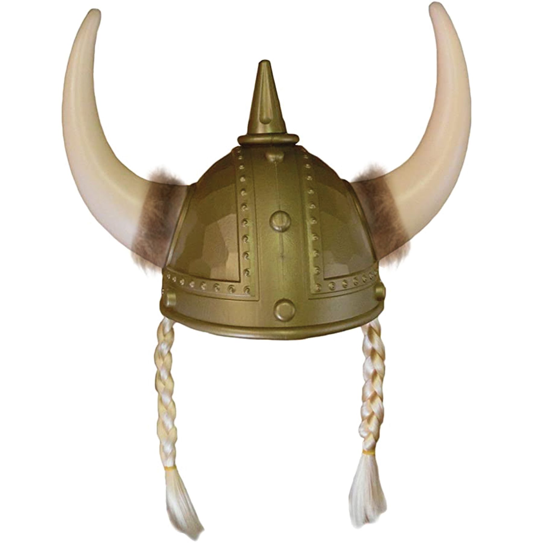 Wanna Party Vikings Horn Hat with Pony Tail