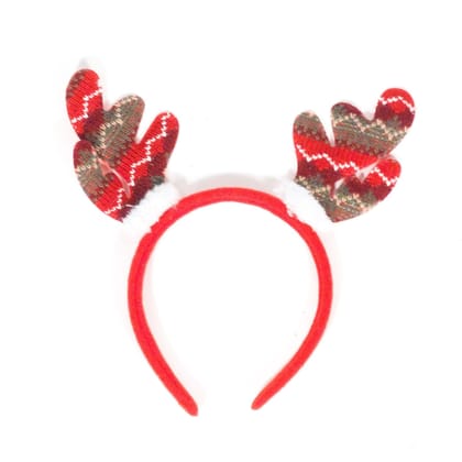 Wanna Party Red & Brown Reindeer Headband