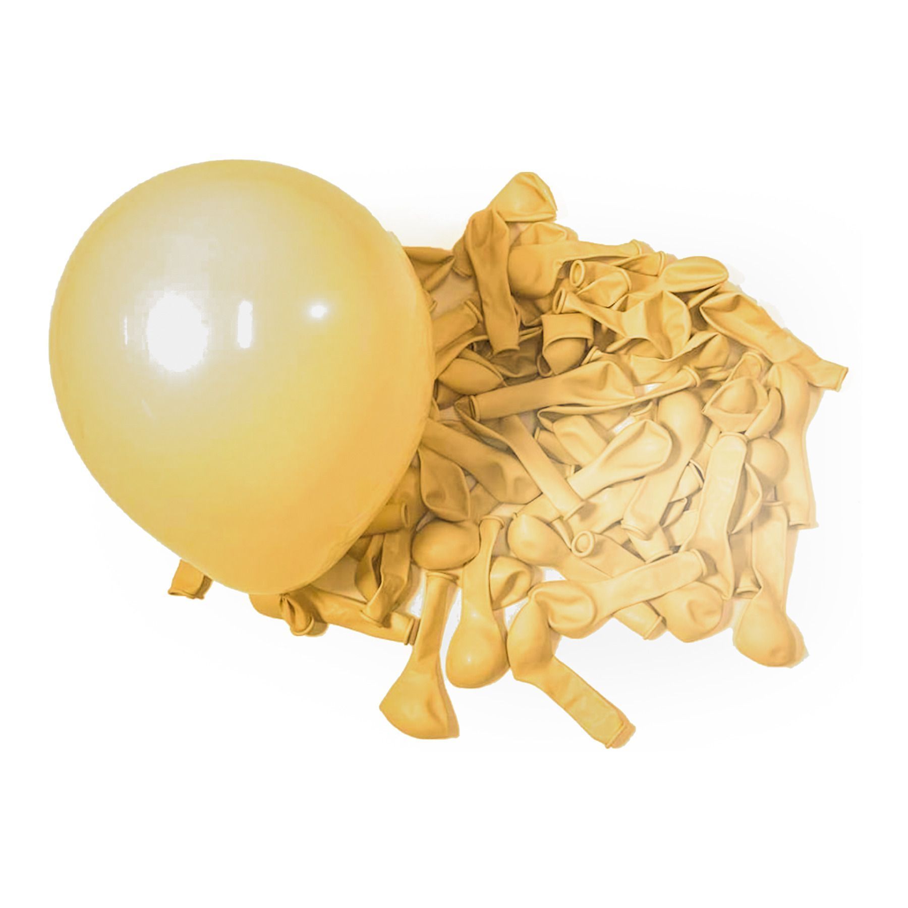 Wanna Party Mustard Yellow Balloons 10"-100PC