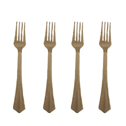 Wanna Party Shimmer Golden Forks - 12PC