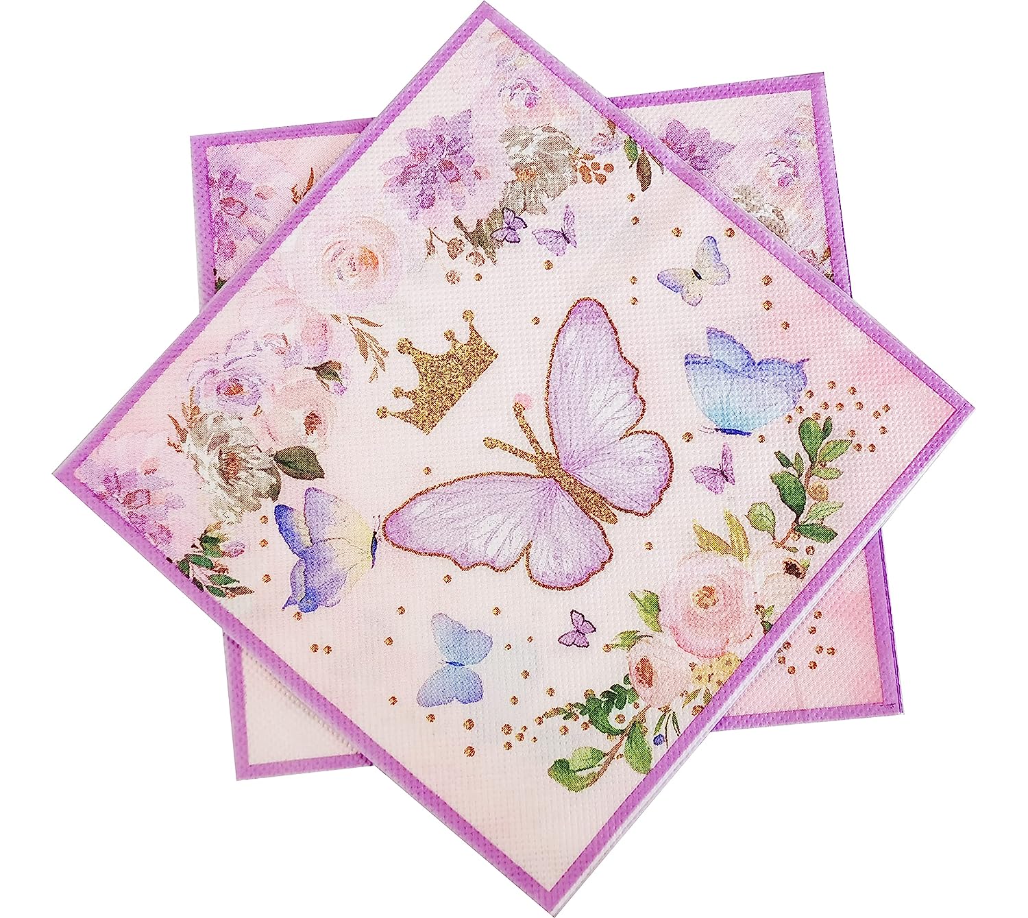 Wanna Party Butterfly Theme Tissues - 20PC