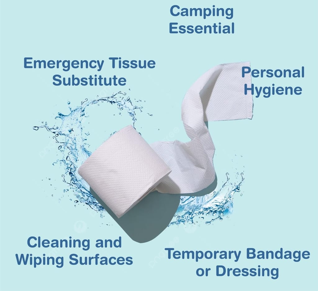 Claret Soft & Absorbent 2-Ply Toilet Tissue Rolls - 150 Pulls/Roll, Pack of 4, Perfect for Everyday Use, Gentle on Skin and Highly Durable