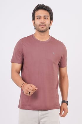 Men's Desert Rose Pima Cotton Crew Neck with Logo