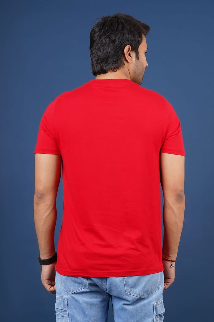 Men's Tango Red Pima Cotton Crew Neck