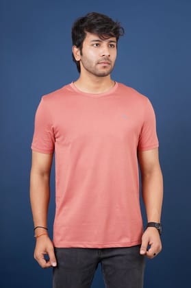 Men's Cayon Rose Pima Cotton Crew Neck with Logo