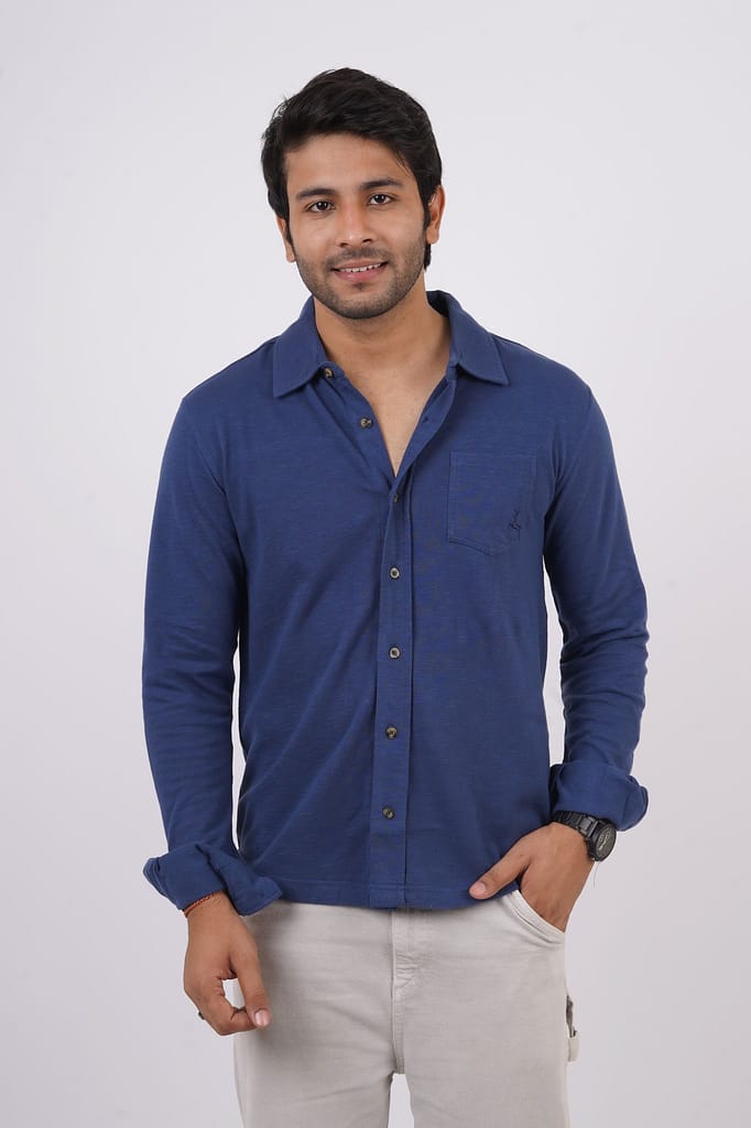 Men's Navy Polo T-Shirt