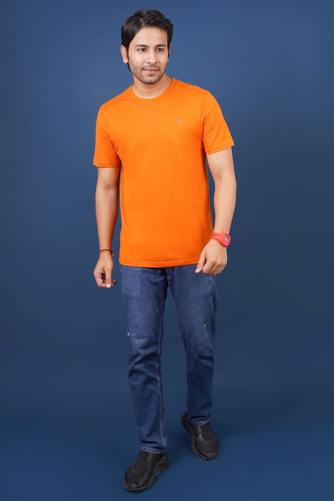 Men's Marmalade Pima Cotton Crew Neck with Logo