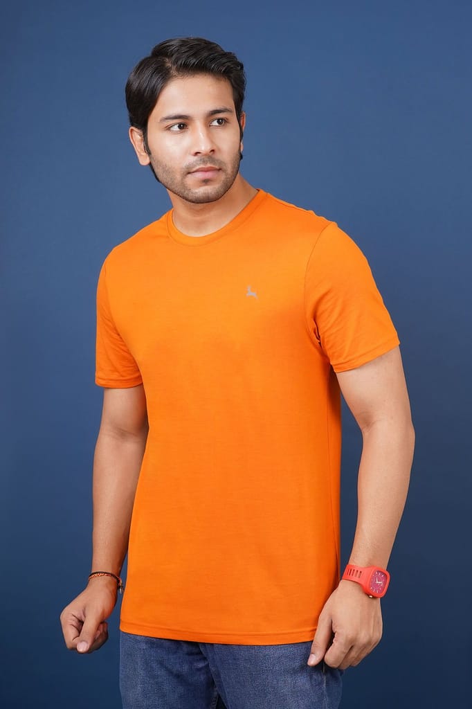 Men's Marmalade Pima Cotton Crew Neck with Logo