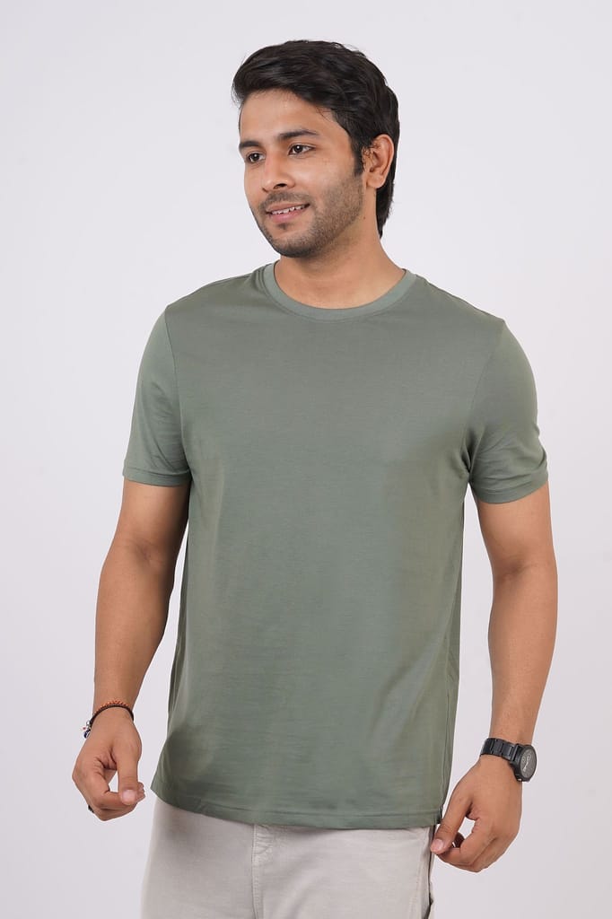 Men's Laurel Wreath Pima Cotton Crew Neck