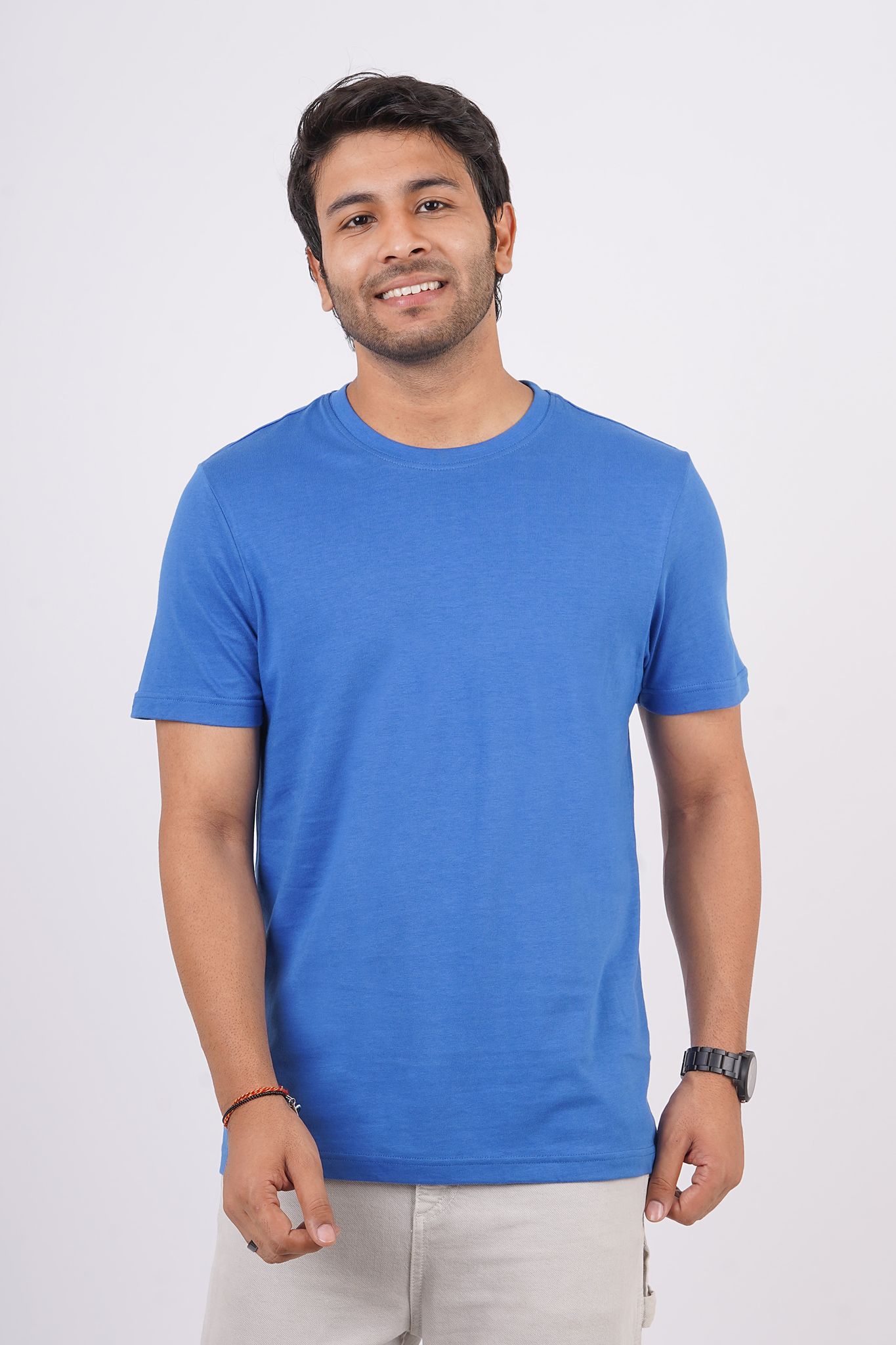 Men's Royal Blue S/J Crew Neck