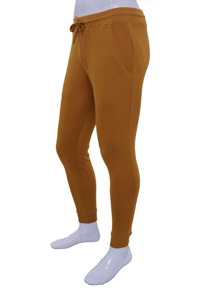 Men's Rubber Enzyme Finish Solid Joggers
