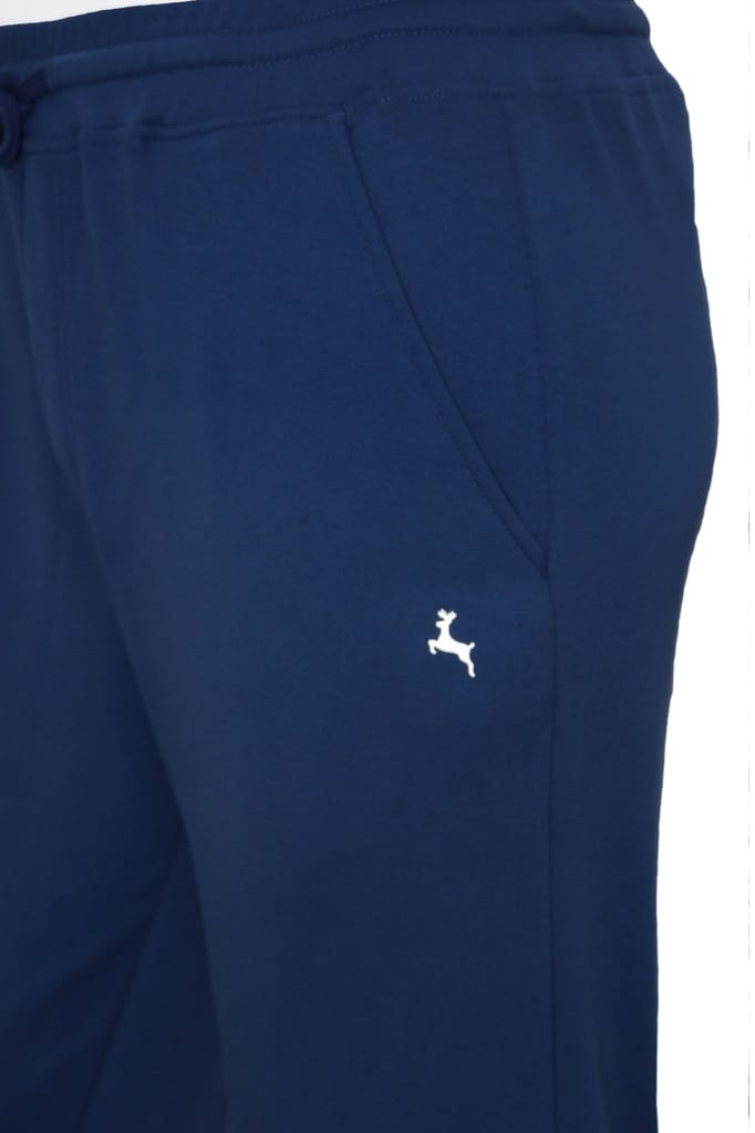 Men's Dark Blue Enzyme Finish Joggers