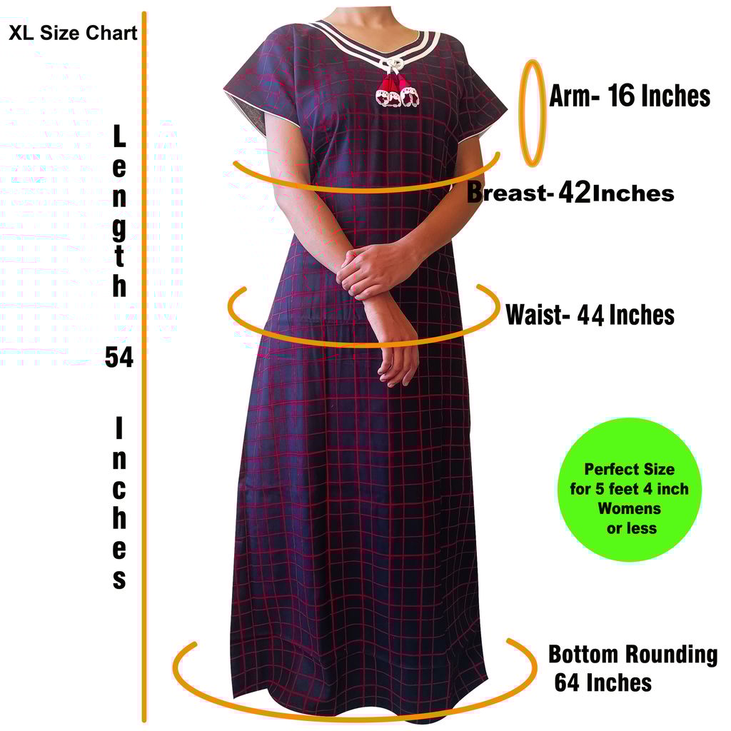Best Women Women's Cotton Maxi Dress - Breathable and Comfortable Housecoat for Summer 2025 at S