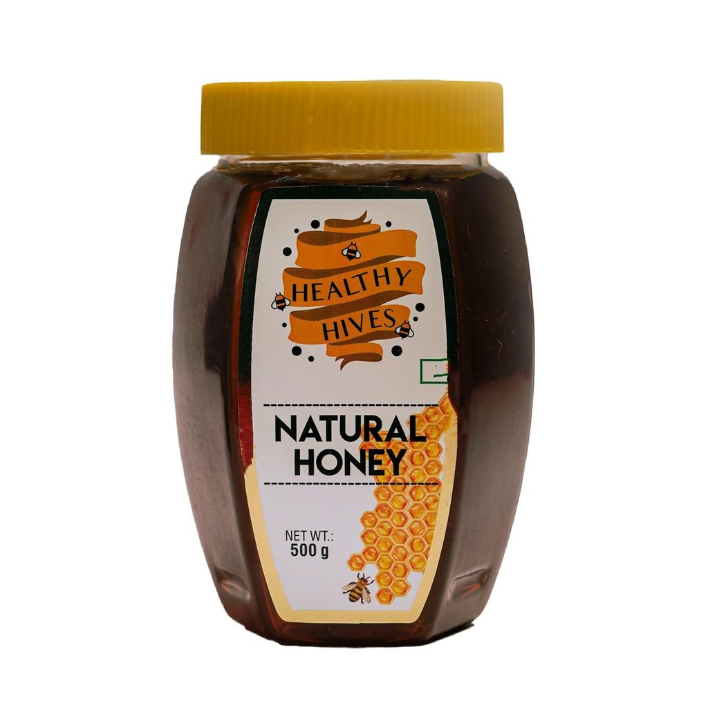 HEALTHY HIVES NATURAL Natural Honey - Pure, Raw, Unprocessed Honey for Immune Support & Culinary Delight - 100% Natural