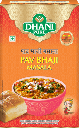 Dhani Pure Pav Bhaji Masala Box, (MRP : RS. 10/- ONLY)