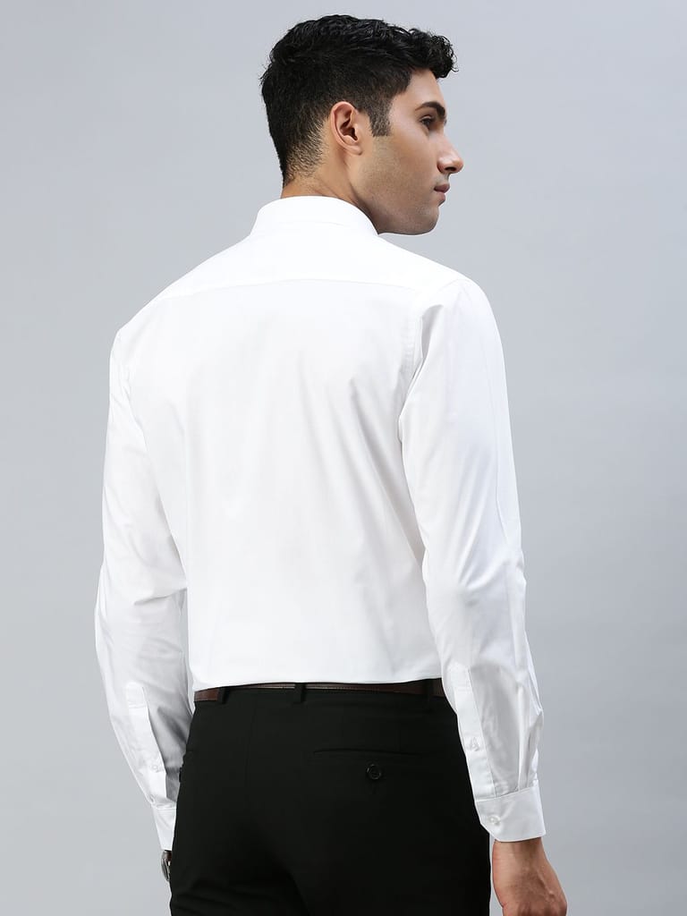 Best Men Mens 100% Cotton Full Sleeves White Shirt Award 2025 at ShopCircuit | ONDC