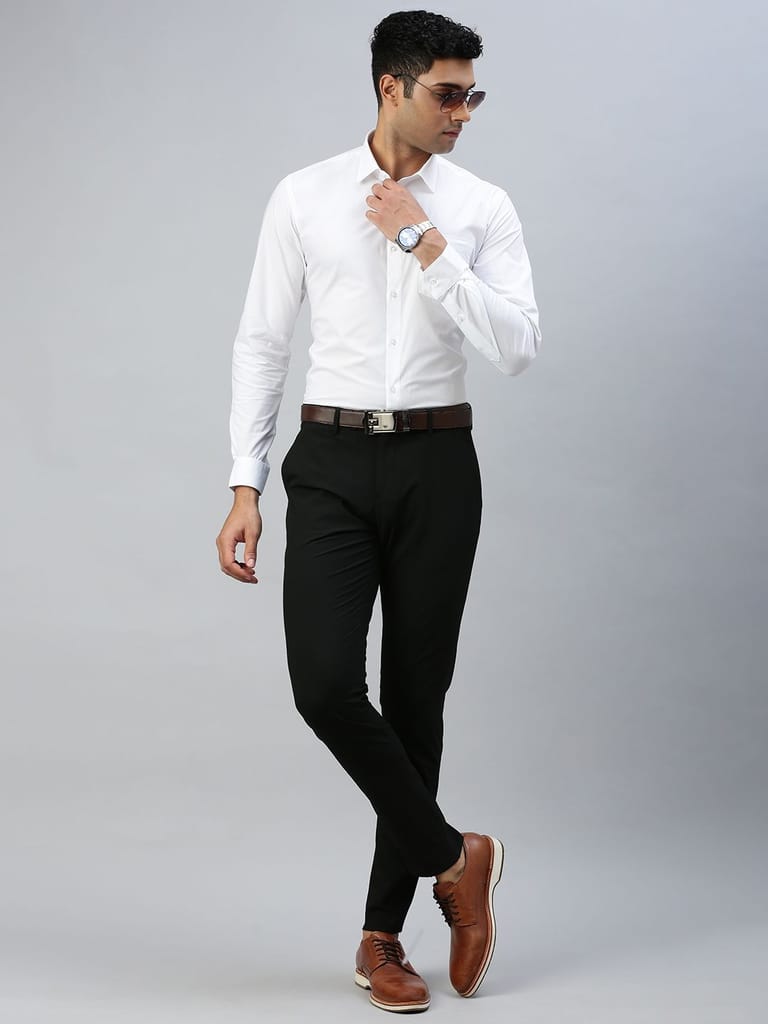 Best Men Mens 100% Cotton Full Sleeves White Shirt Award 2025 at ShopCircuit | ONDC