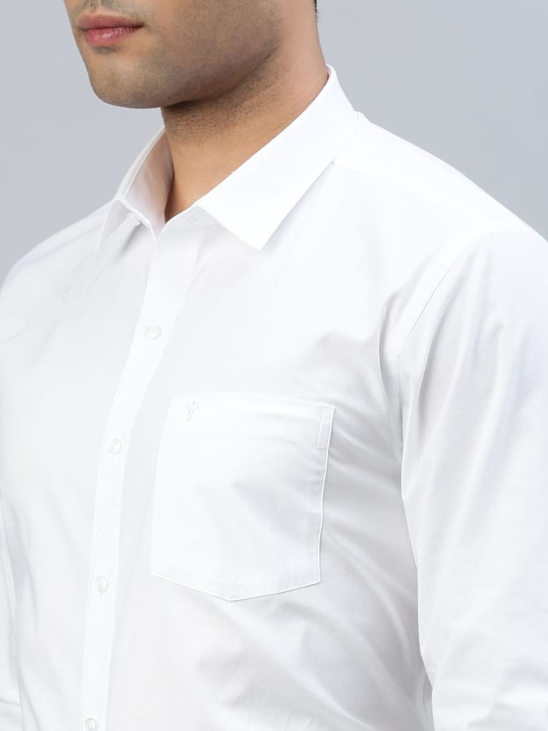 Best Men Mens 100% Cotton Full Sleeves White Shirt Award 2025 at ShopCircuit | ONDC
