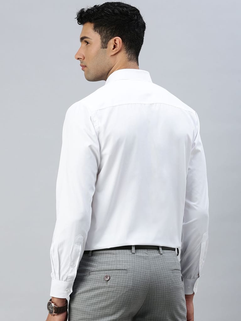 Modern Men Mens Cotton White Full Sleeves Shirt Wewin New 2025 at ShopCircuit | ONDC