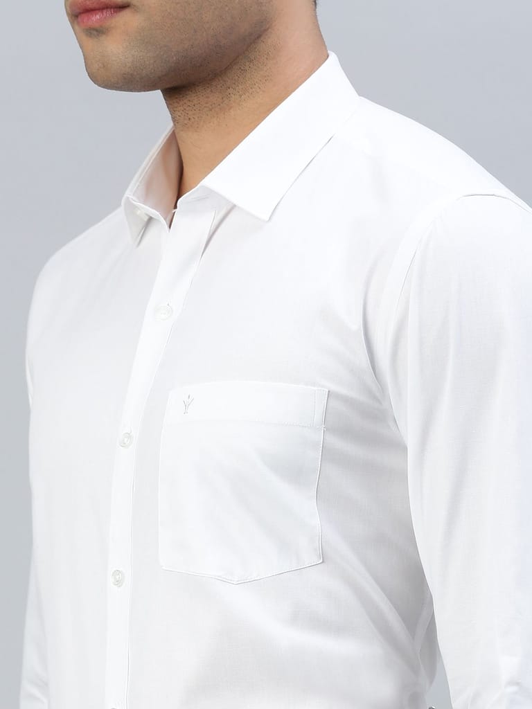 Mens Cotton White Shirt Full Sleeves Winner