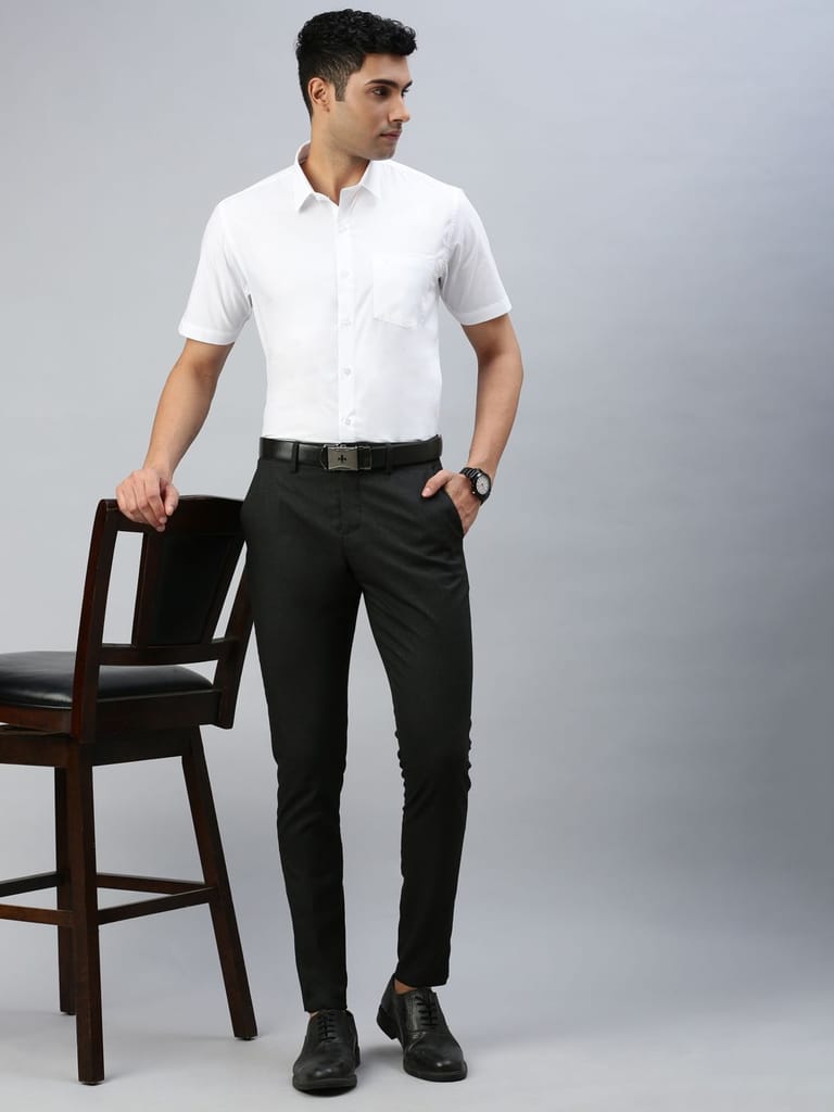 Latest Men Mens Heroic Cotton White Shirt 100% Cotton 2025 at ShopCircuit | ONDC