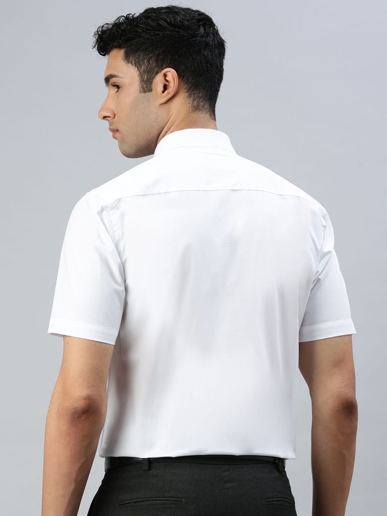 Latest Men Mens Heroic Cotton White Shirt 100% Cotton 2025 at ShopCircuit | ONDC