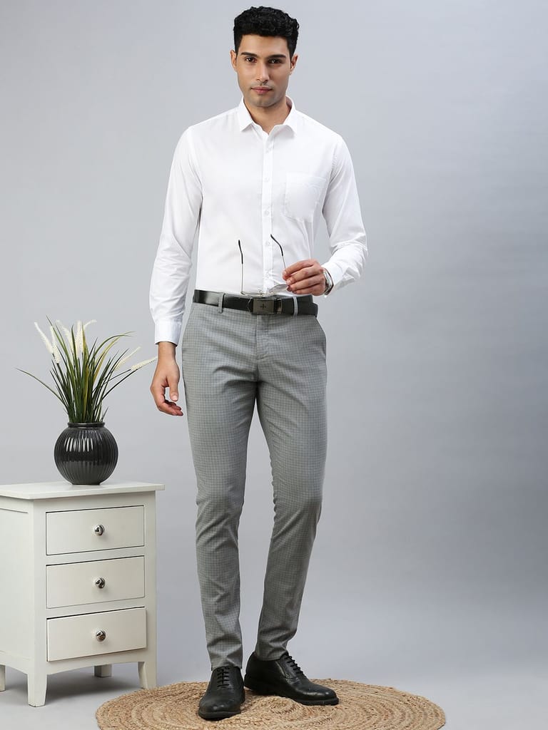 Latest Men Mens Cotton Mixed Full Sleeves White Shirt Samrat 2025 at ShopCircuit | ONDC
