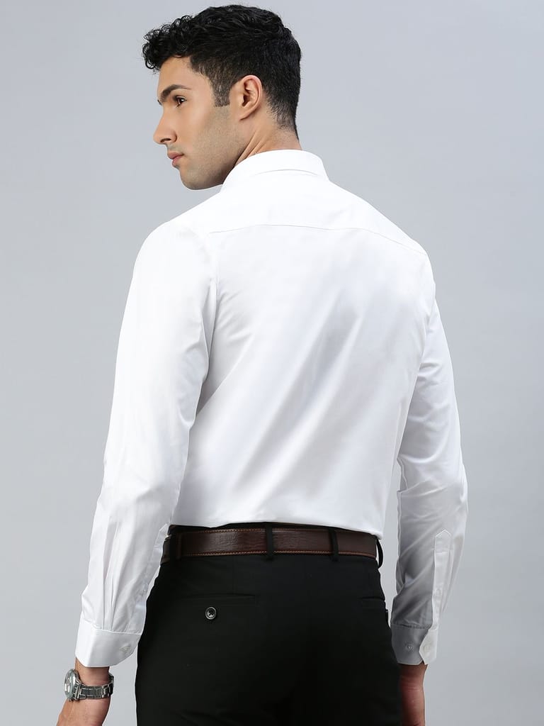 Best Men Mens 100% Cotton White Shirt Full Sleeves Cool Cotton 2025 at ShopCircuit | ONDC