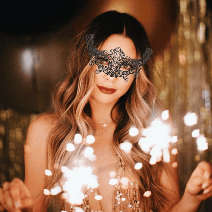 Wanna Party Masquerade Black Lace Fashion Eye Masks - 1PC