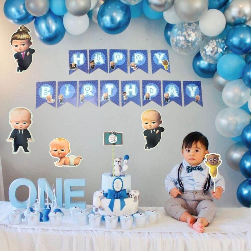Wanna Party Boss Baby Birthday Party Set - 16PC