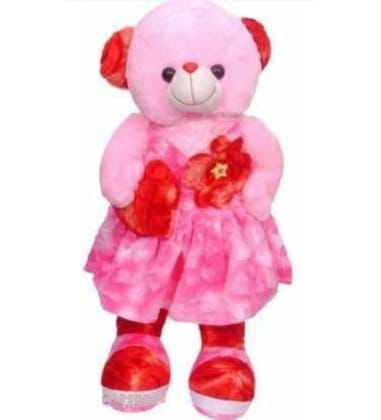 Standing Teddy Bear Stuffed Toys (Pink) PID49082