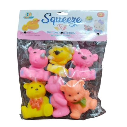 Bears And Dogs Chu Chu Toys |   Rubber  |   Toys| 6+ Months PID52231