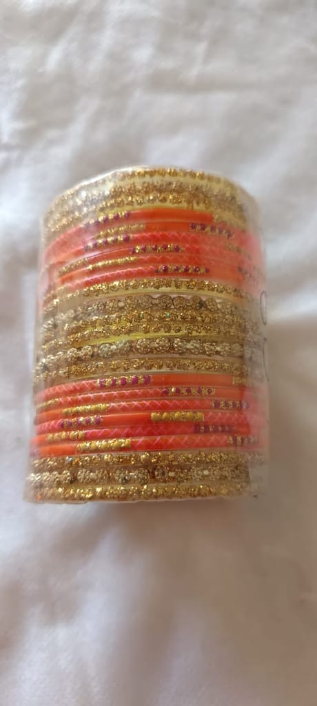 KAVALIIndian Wedding Bangles Set -  Bridal Chura Set for Women -  Punjabi Bangle Set -  Traditional Indian Jewelry - Earrings | Buy online on ZillyBuy