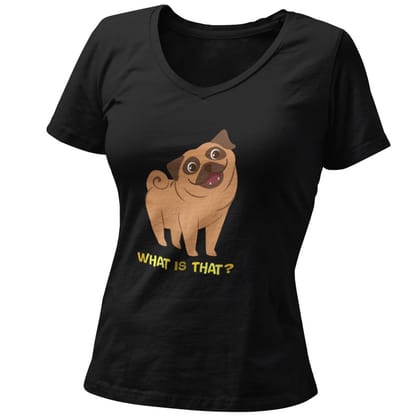 EqualLife Pure Cotton Bio-Washed T-Shirt Chest Printed-Funny Dog Life Series - 1 - What is That? Design-by ZingerTees-Men-EL9120131-M