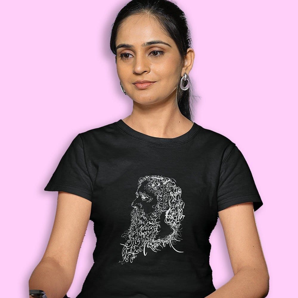 Exclusive Women EqualLife Pure Cotton Bio-Washed Chest Printed T-Shirt - Bengali Collection - Ra Exclusive Women EqualLife Pure Cotton Bio-Washed Chest Printed T-Shirt - Bengali Collection - Ra