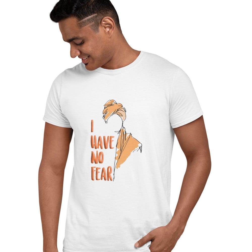 Elegant Men EqualLife Pure Cotton Bio-Washed Chest Printed T-Shirt - India Legends Vivekananda I