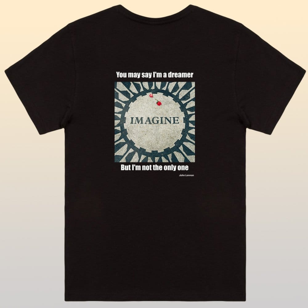 EqualLife Pure Cotton Bio-Washed T-Shirt Chest Printed-Imagine-by ZingerTees-Men-EL9120015-M