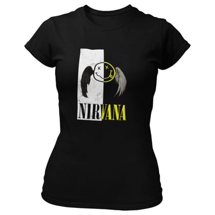 EqualLife Pure Cotton Bio-Washed T-Shirt Chest Printed-Legends Series - Tribute to Rock Band Nirvana Design No.6-by ZingerTees-Men-EL9120328-M