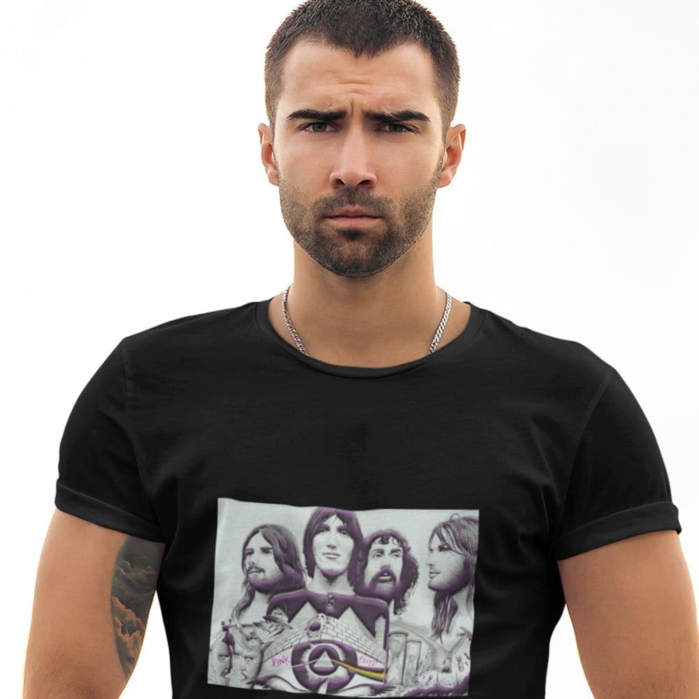 Affordable Men EqualLife Pure Cotton Bio-Washed T-Shirt Chest Printed-Legends Series - Tribute t