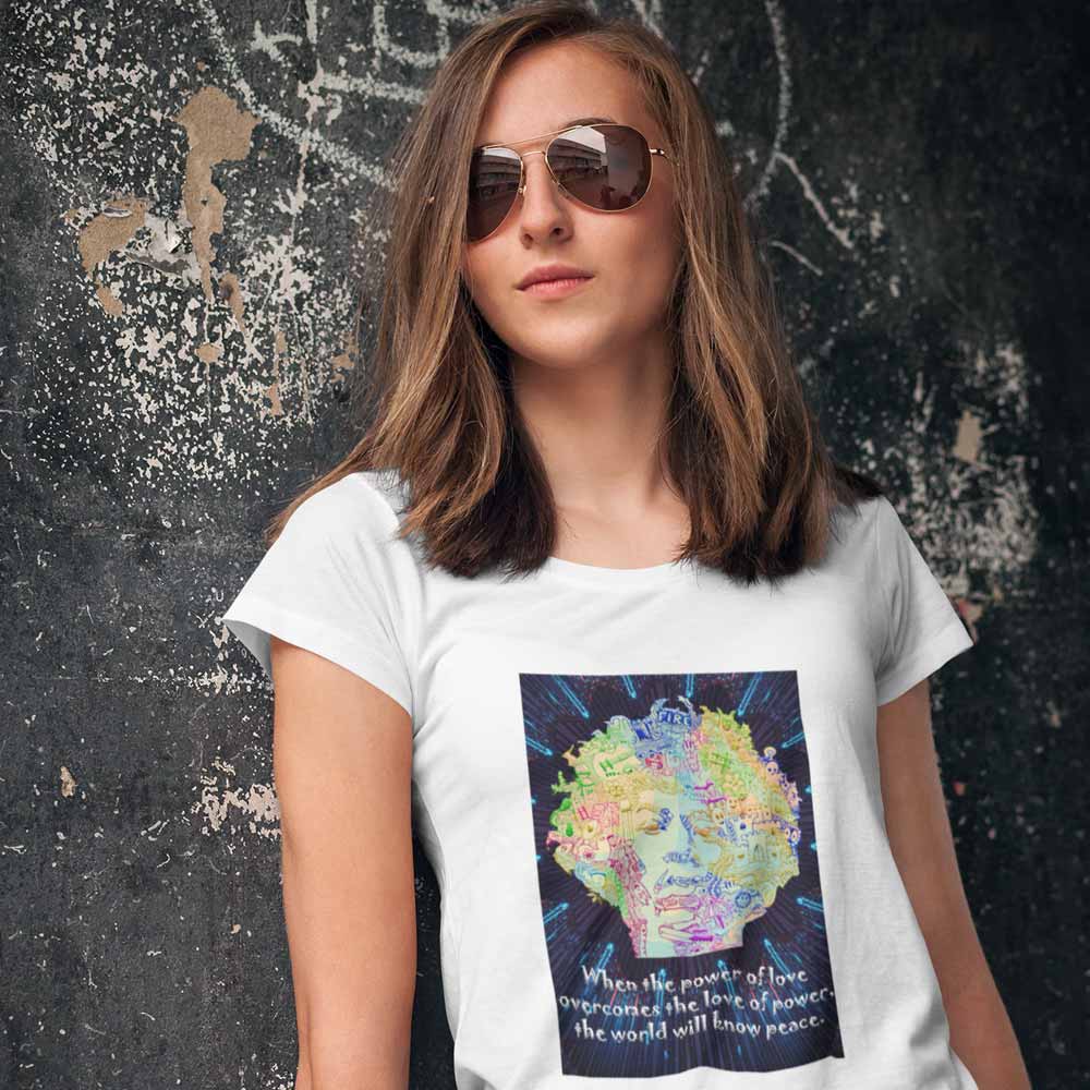 Best Women EqualLife Pure Cotton Bio-Washed T-Shirt Chest Printed-Legends Series - Tribute to Ji