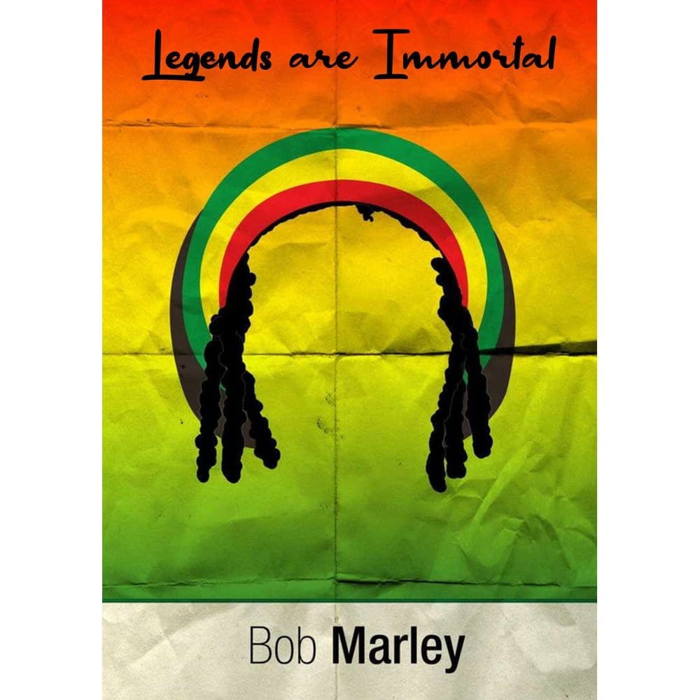 Stylish Men EqualLife Pure Cotton Bio-Washed T-Shirt Chest Printed-Tribute to Bob Marley-Rock Mu