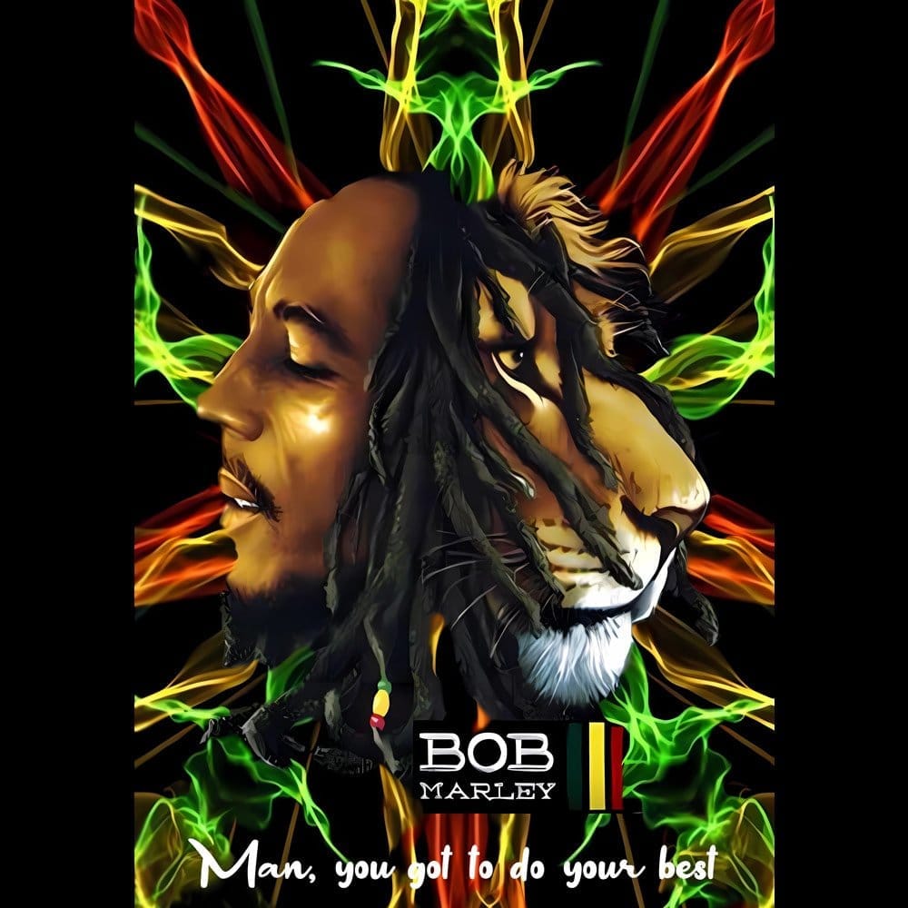 Premium Women EqualLife Pure Cotton Bio-Washed T-Shirt Chest Printed-Tribute to Bob Marley-Rock 