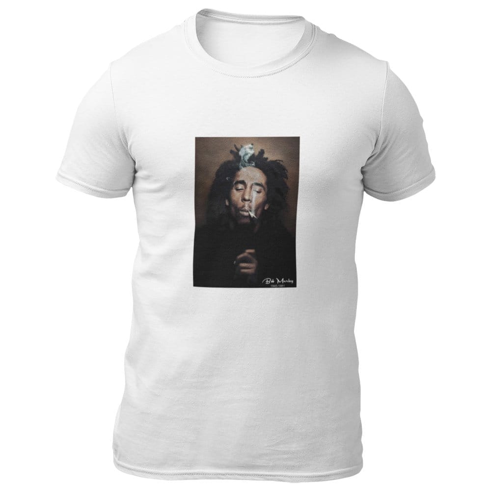EqualLife Pure Cotton Bio-Washed T-Shirt Chest Printed-Tribute to Bob Marley-Rock Music Legends-1-by ZingerTees-Men-EL9120355-M