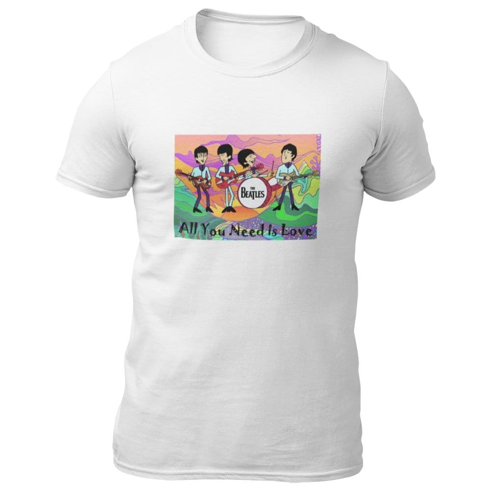 EqualLife Pure Cotton Bio-Washed T-Shirt Chest Printed-Tribute to The Beatles-Rock Music Legends-11-by ZingerTees-Men-EL9120346-M