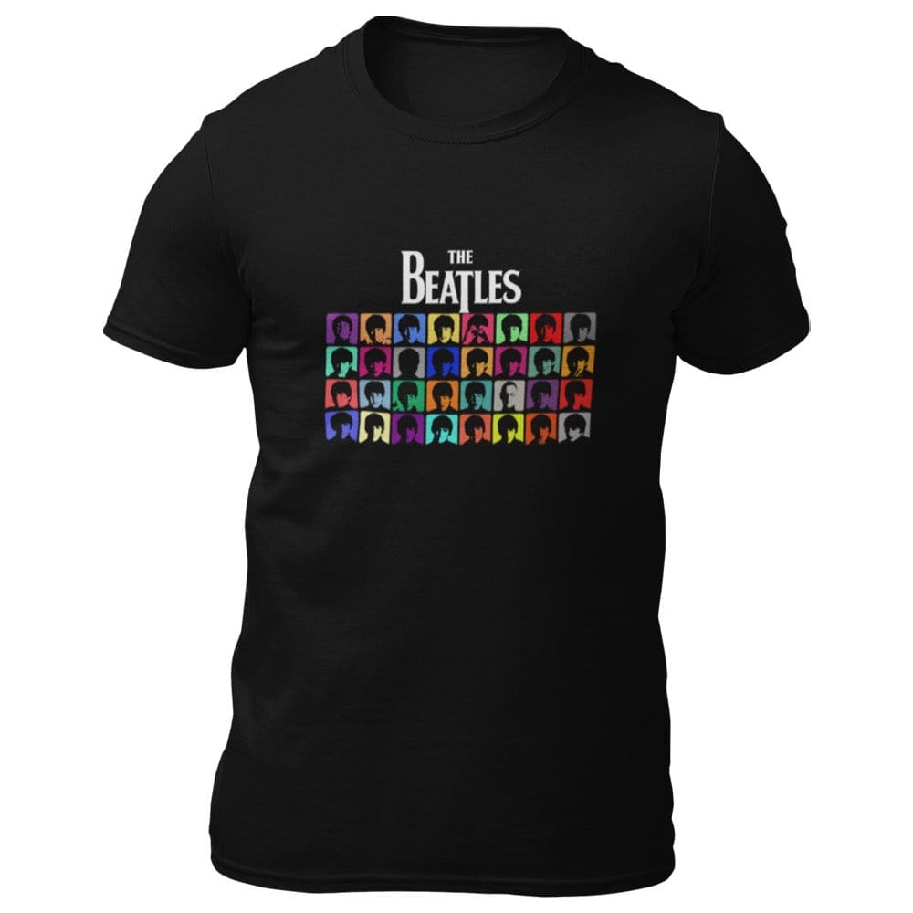 EqualLife Pure Cotton Bio-Washed T-Shirt Chest Printed-Tribute to The Beatles-Rock Music Legends-10-by ZingerTees-Men-EL9120345-M