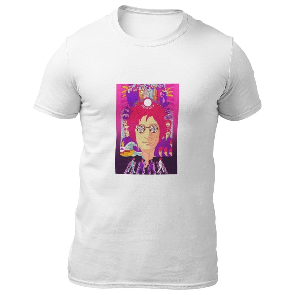 EqualLife Pure Cotton Bio-Washed T-Shirt Chest Printed-Tribute to The Beatles-Rock Music Legends-7-by ZingerTees-Men-EL9120342-M