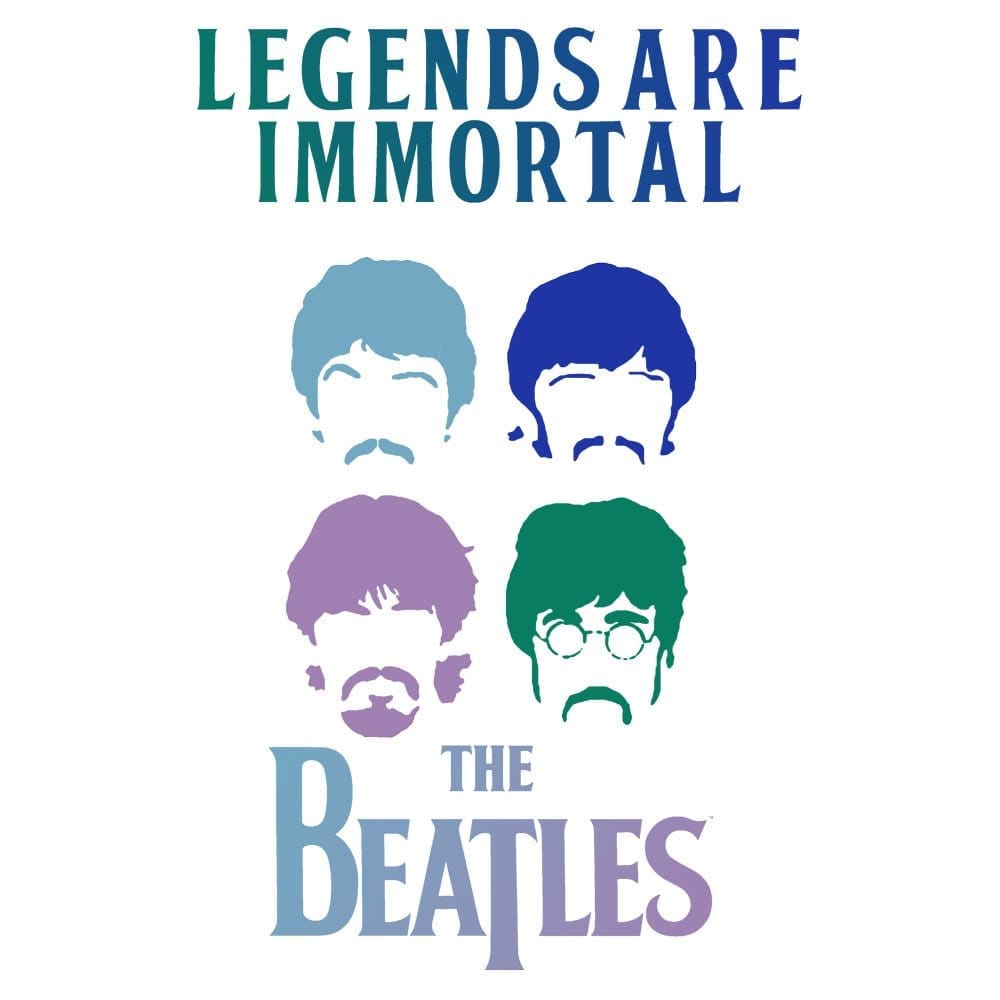 Elegant Women EqualLife Pure Cotton Bio-Washed T-Shirt Chest Printed-Tribute to The Beatles-Rock