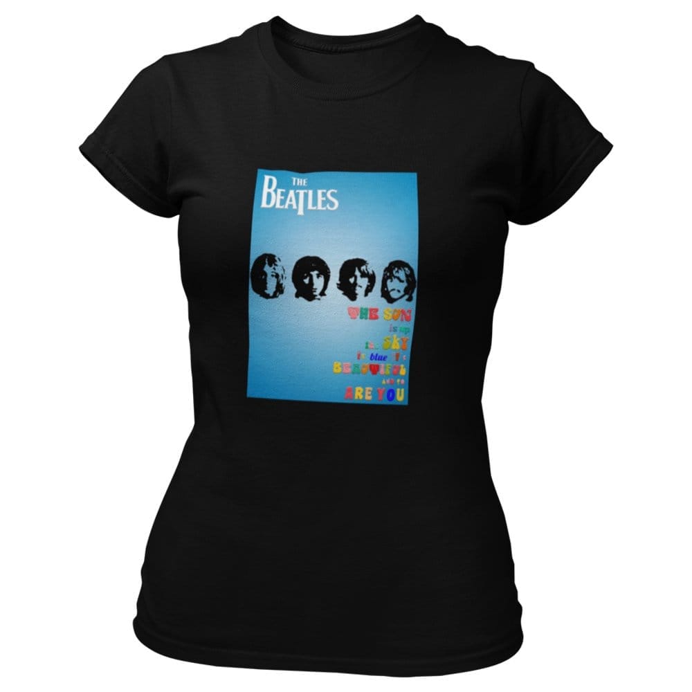 EqualLife Pure Cotton Bio-Washed T-Shirt Chest Printed-Tribute to The Beatles-Rock Music Legends-3-by ZingerTees-Women-EL9120338-F